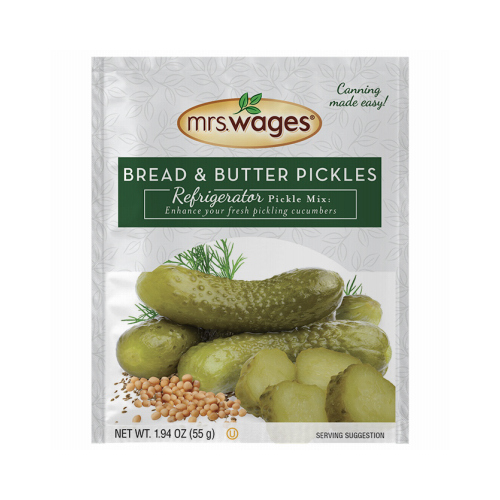 Mrs. Wages W625-DG425 Bread and Butter Pickle Mix, 1.94 oz Pouch