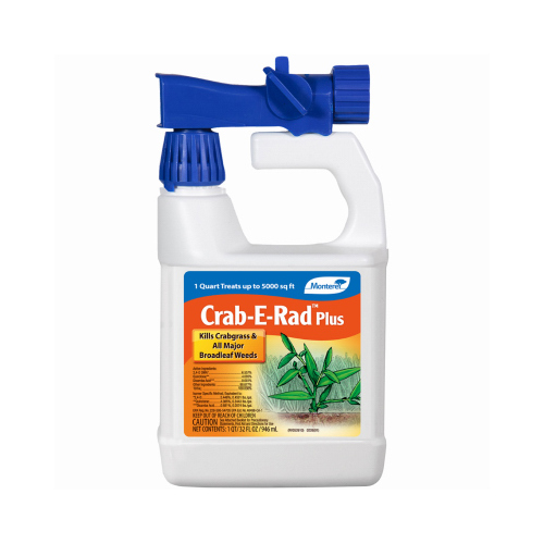 Monterey Lawn & Garden LG 5206 Crab-E-Rad Plus Crabgrass Spray, Ready-to-Use, 1-Qt.