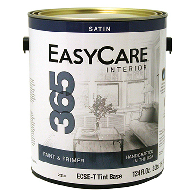 TRUE VALUE MFG COMPANY ECSET-GL 365 Interior Latex Wall Paint & Primer, Tint Base, Gallon