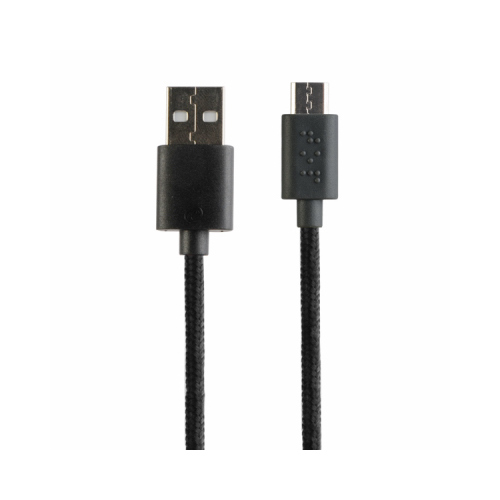 Micro USB Braided Cable, 9-Ft.