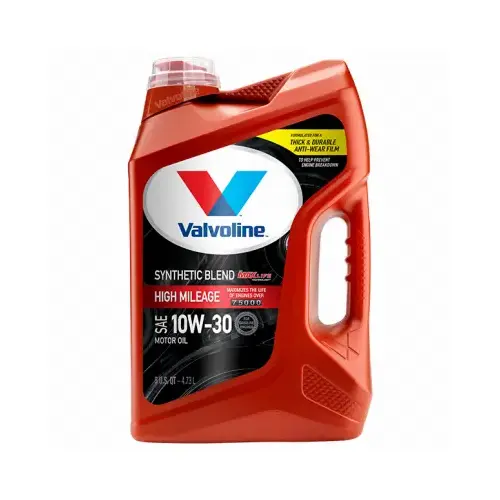 Valvoline 881161 Synthetic Blend Motor Oil, 10W-30, 5 qt Jug Amber