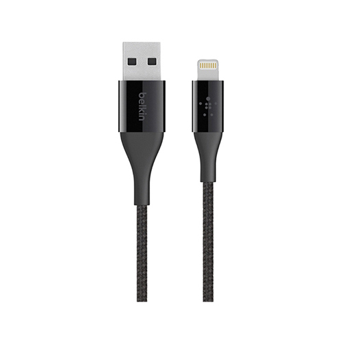 Mixit Duratek Lightning To USB Cable, Black, 4-Ft.