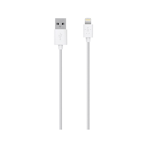 Mixit Lightning USB iPhone Cable, White, 4-Ft.