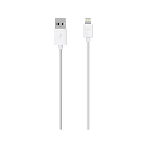 PETRA INDUSTRIES BKNF8J023BT04W Mixit Lightning USB iPhone Cable, White, 4-Ft.