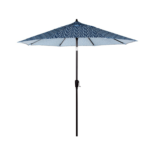 Patio Market Umbrella, Tropics Ocean Fabric, 9-Ft.