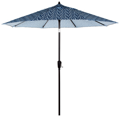 March Products ECO908D709-P211 Patio Market Umbrella, Tropics Ocean Fabric, 9-Ft.