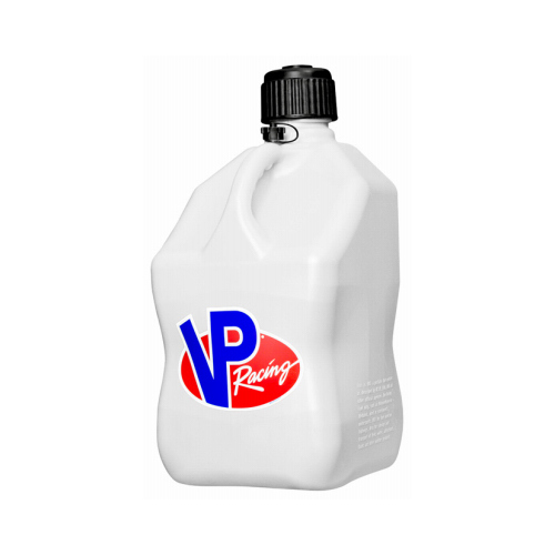 VP Racing Fuels 3522 Motorsport Fuel Container, White, 5-Gallons Clear