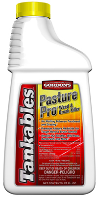 Gordon's 8111320 Tankables Pasture Pro Weed & Brush Killer, 20-oz. Concentrate