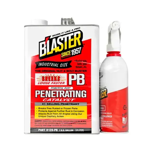 128-PB Penetrant, 1 gal Bottle, Liquid Orange