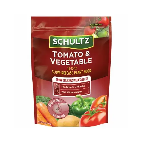 Schultz SPF48100 Plant Food, 3.5 lb, Granular, 10-12-12 N-P-K Ratio