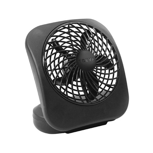 O2Cool FD05004BLK Portable Fan, 2-Speed, Black, 5-In.