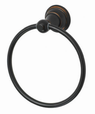 HOMEWERKS WORLDWIDE LLC-IMPORT 231171 Vintage Towel Ring, Brushed Bronze