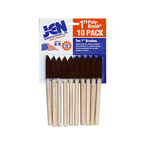 1" Poly Brush  pack of 10