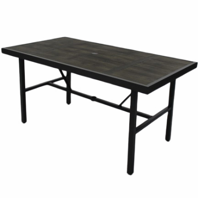 Four Seasons Courtyard BLT01829H60 Nantucket Patio Dining Table, Steel, 40 x 72-In.