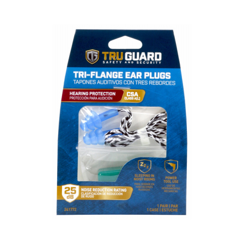 TruGuard TRU00231 Tri Flange Ear Plugs