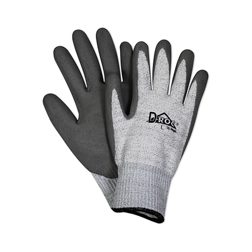 Work Gloves, Polyurethane Coated Palm, XL