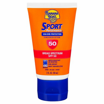 EDGEWELL PERSONAL CARE X1499300 Sport Performance Sunblock Lotion, SpF50+, 2-oz. Trial & Travel Size