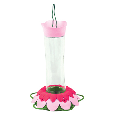 Nature's Way GFHF1 Hummingbird Feeder, Glass, Pink Fuchsia, 5-Port