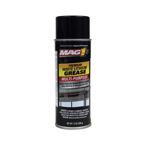 Lithium Grease, White, Mag 1, 12-Oz.