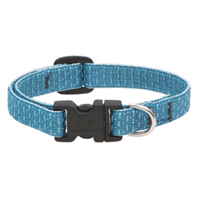 LUPINE INC 36334 Eco Dog Collar, Adjustable, Tropical Sea, 1/2 x 8 to 12-In.