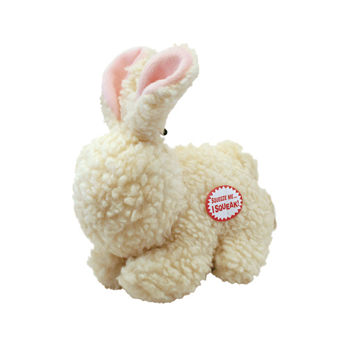 Fleece Rabbit Dog Toy, 9-In.