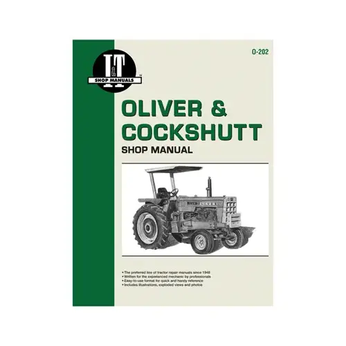 IT Shop Manuals O-202 Tractor Manual For Oliver