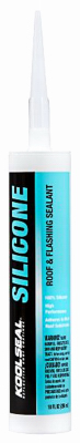 KST COATING KS0084000-01 Silicone Rubberized Roof & Flashing Sealant, 10.5-oz. White