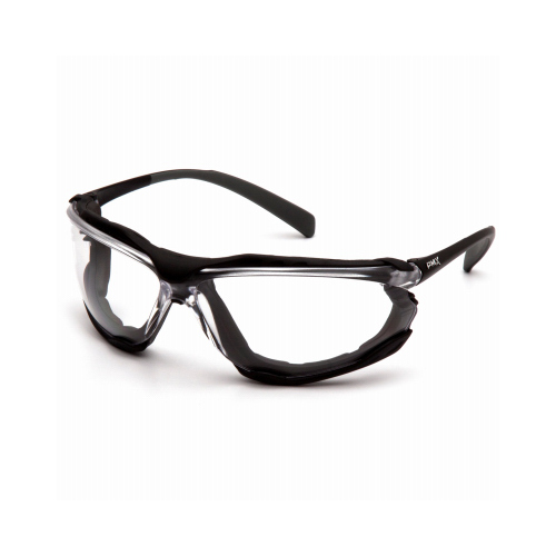 PYRAMEX SAFETY PRODUCTS LLC SB9310ST-TV Safety Glasses, Foam Lined, Clear