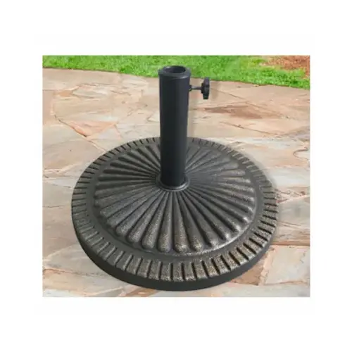 Umbrella Base, Bronze, 22-In.