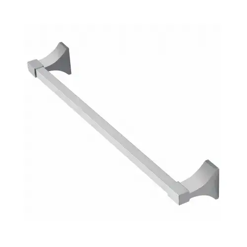 Towel Bar, Chrome, 24-In.