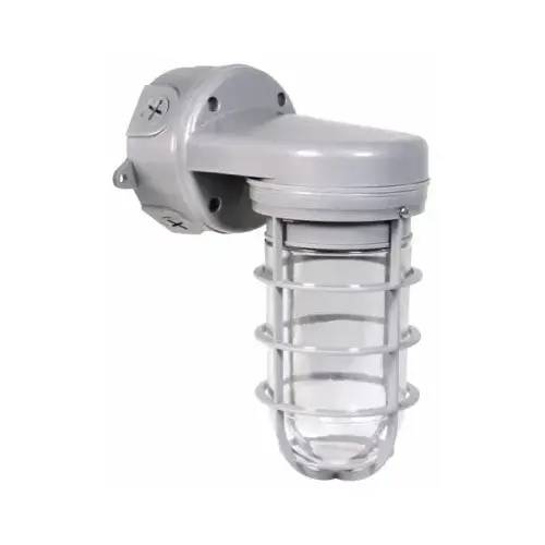 LED Vapor Light Fixture, Wall Mount, 800 Lumens, 17.5-Watt, Aluminum Housing, 10-In.