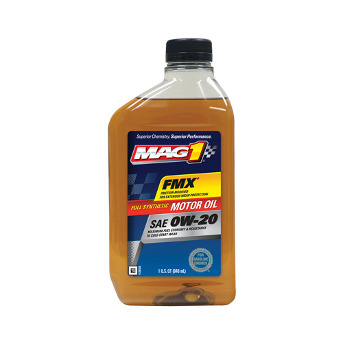 Full Synthetic Motor Oil, 0W-20, 1-Qt.