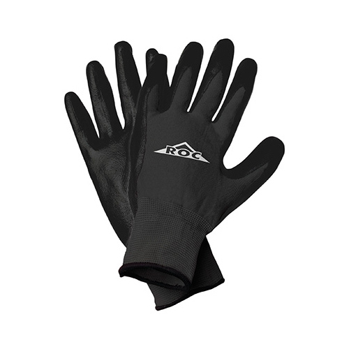 MAGID GLOVE & SAFETY MFG. ROC20TLCS LG BLK Poly Palm Glove