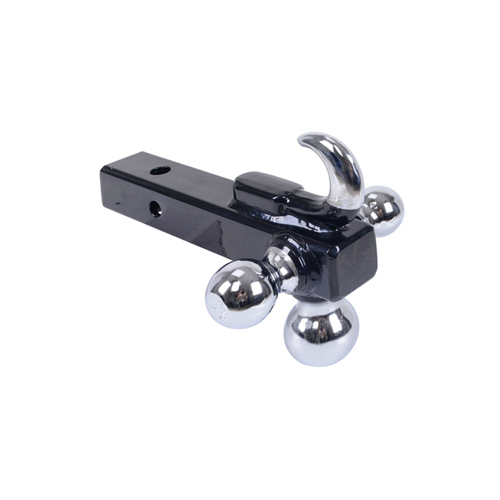 INTRADIN HK CO., LIMITED 3801S093 Ball Mount With Hook, Tri-Ball, 1-7/8 x 2 x 2-5/16-In.