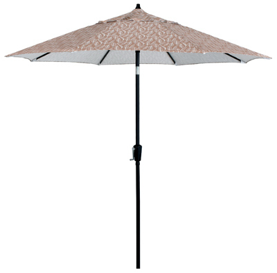 March Products ECO908D709-P212 Patio Market Umbrella, Tropics Beach Fabric, 9-Ft.