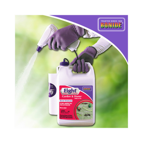 Insect Control, Liquid, Spray Application, 1 gal Yellow