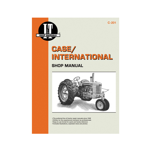 IT Shop Manuals C-201 Tractor Manual For Case Series