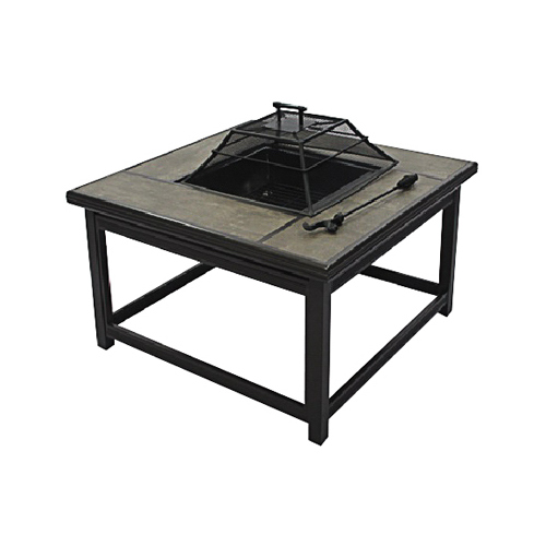 St. Augustine Wood Burning Firepit, 40-In. Square