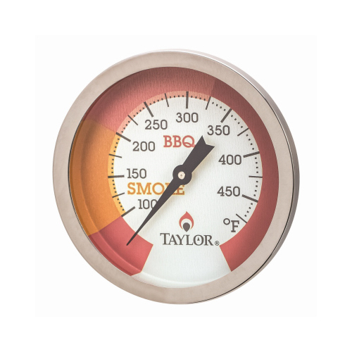 TAYLOR 814GW Smoker Thermometer, 2.75In. Dial