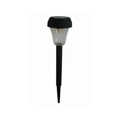 HEADWIND CONSUMER PRODUCTS 830-1421 Solar Pathway Stake Light, Black Plastic
