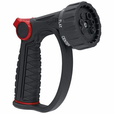 Melnor 28232 Pro Flo 7-Pattern Nozzle, Thumb Control, D-Grip