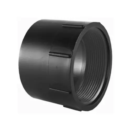 ABS/DWV Pipe Adapter, Female, 4-In.