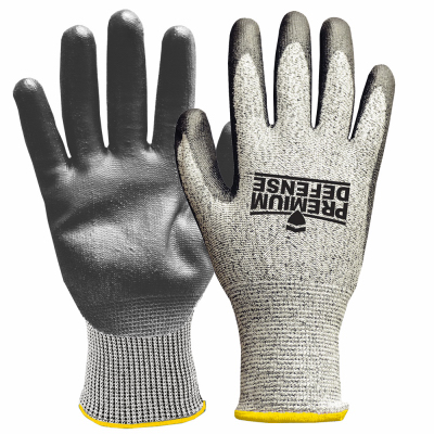 Big Time Products 7007-26 Cut-Resistant Work Gloves, Gray, Men's M