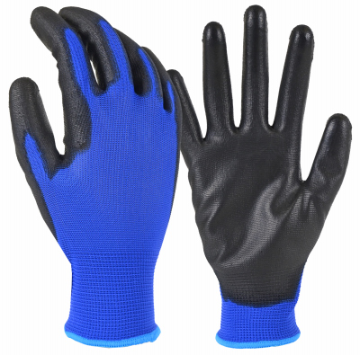 Big Time Products 98478-26 Polyurethane-Coated Work Glove, Blue, Men's XL