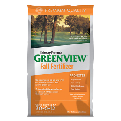 GreenView 2129175 Fairway Formula Fall Fertilizer, Covers 5,000 Sq. Ft., 25-Lbs.