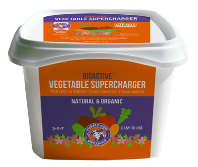 PURPLE COW ORGANICS PC VEGETABLE SUPERCHARGER Veggie Supercharger Plant Food, 8-oz.