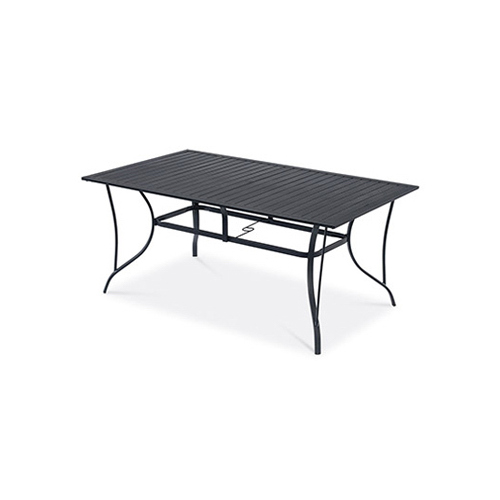 Charleston Slat Patio Dining Table, 64 x 38-In.