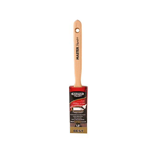 TRUE VALUE APPLICATORS 50315TV Flat Sash Paint Brush, 1.5-In.