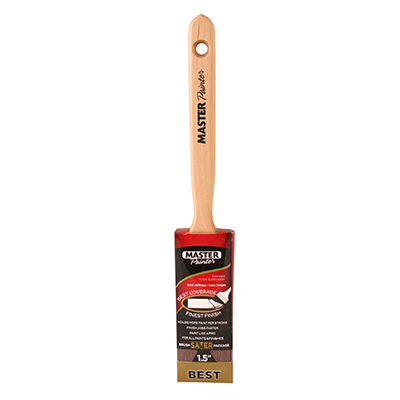 TRUE VALUE APPLICATORS 50315TV Flat Sash Paint Brush, 1.5-In.