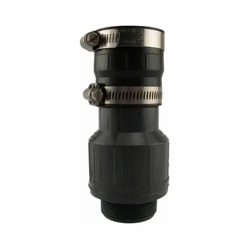Inline Sump Check Valve With Boot, Plastic, 1-1/2-In. MPT